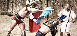 Школа гладиаторов в Риме